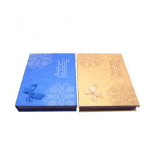 Professional factory luxury printing logo chocolate flip lid magnet box gift packaging boxes manufacturer